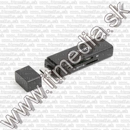 Image of Omega microUSB Memory Card Reader + OTG adapter (41808) (IT9758)
